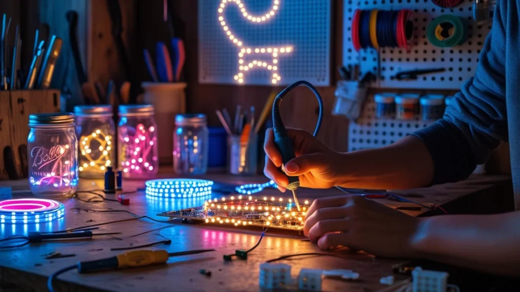 DIY LED light projects for beginners