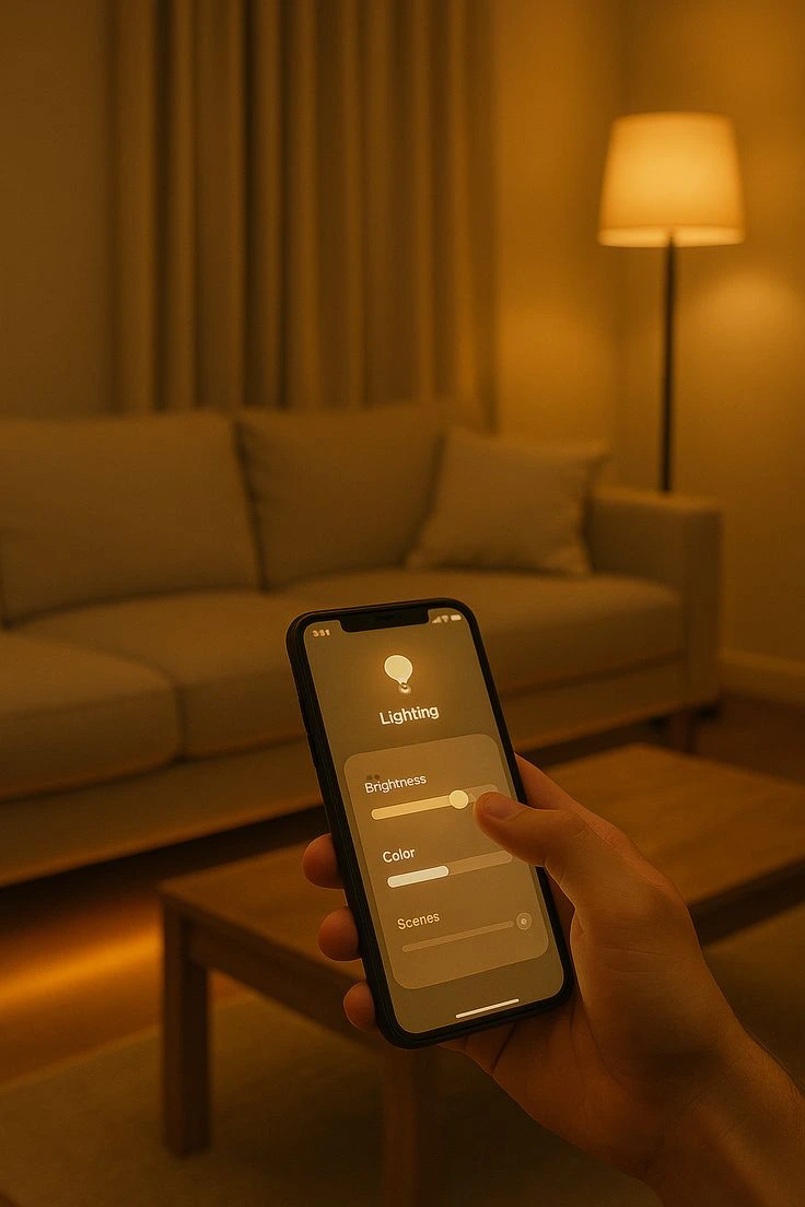 How smart led light works