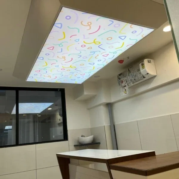 Stretch ceiling lights